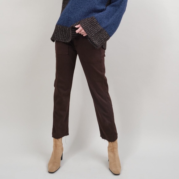 AMO Easy Army trouser Espresso 25 - Picture 1 of 9